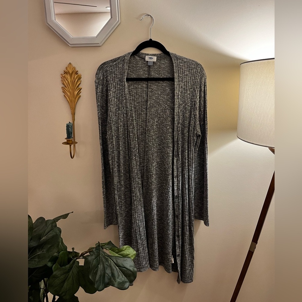 Grey old navy duster